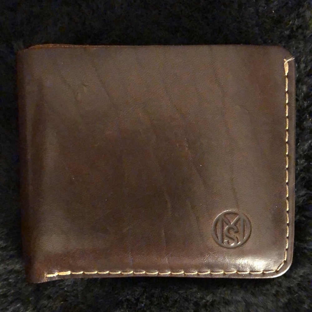 Vintage Hand Made Leather Wallet. Excellent condition.